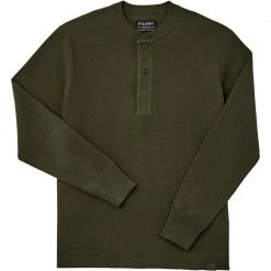 Filson Waffle Knit Henley - Men's